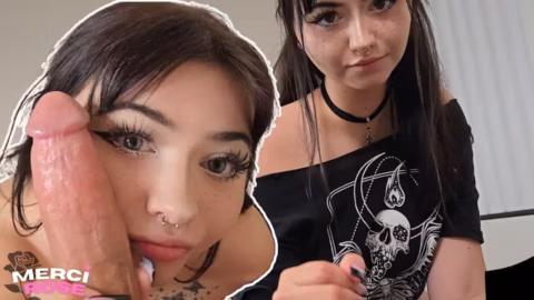 Shy Goth Girl Just Wants To Pick My Pen And I Shot Her Face